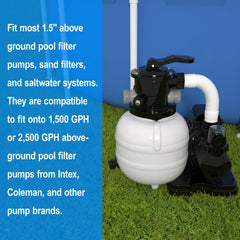 Two POOLWHALE hoses side by side for comparison