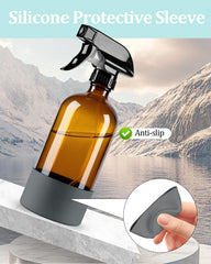 Two TERESRY 360° Glass Spray Bottles on a table