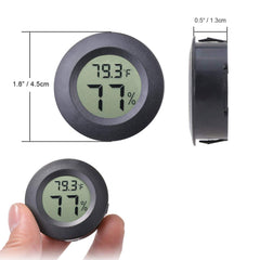 Two Veanic Mini Hygrometer Thermometers side by side
