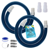 U.S. Pool Supply Heavy-Duty Pool Hose Replacement Kit, blue hoses, 6 feet