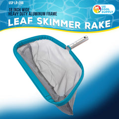 U.S. Pool Supply skimmer net showing aluminum frame