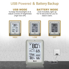 U UNNI Wireless Weather Station with USB cable