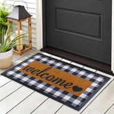 ubdyo Door Mat checkered design front view