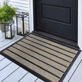 ubdyo Extra Durable Door Mat 30" x 17" bright beige front view