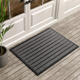 ubdyo Extra Durable Door Mat 36" x 24" in bright grey front view