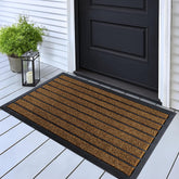 ubdyo Extra Durable Door Mat front view, bright brown colour