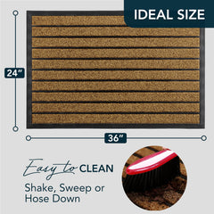 ubdyo Extra Durable Door Mat side view showing thickness