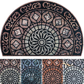 ubdyo Front Door Mat Outdoor 23" x 36" brown front view