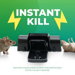 UCatch rat trap set in a garden setting