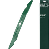 UDC Parts AB2100 mower blade front view with green finish