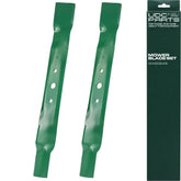 UDC Parts GX20249 mower blades front view, green color