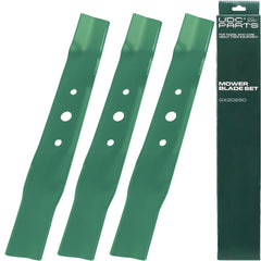 UDC Parts GX20250 mower blades pack of 3, front view