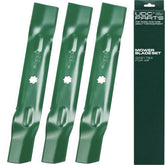 UDC Parts GY20852 mower blade front view with green finish