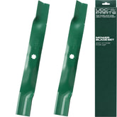 UDC Parts High Lift Mower Blades front view 21-3/8 inch