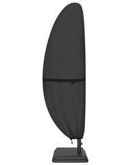 ULTCOVER Waterproof Patio Cantilever Umbrella Cover in black