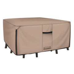 ULTCOVER Waterproof Patio Furniture Cover 54L x 54W brown front view