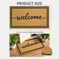 ULTSOFE doormat placed at entrance with shoes on it