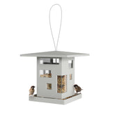 Umbra Bird Cafe Bird Feeder grey model front view