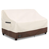 UNARK Outdoor 3-Seater Sofa Cover in beige front view