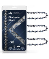 UNCO 16 Inch Chainsaw Chain 3 Pack front view