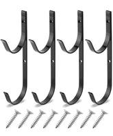 UNCO Pool Pole Hanger Set with four black hooks and screws