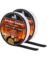 UNCO Smoker Gasket Seal black roll front view