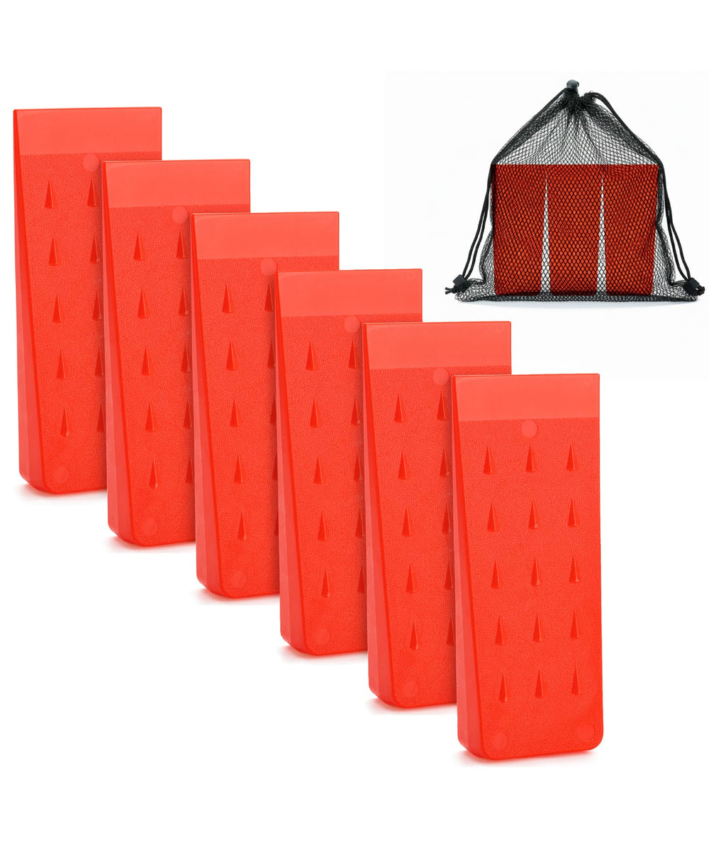 UNCO Tree Felling Wedge Set, 8-inch orange wedges front view