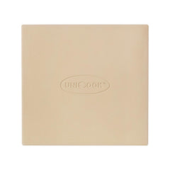 Unicook 12-inch pizza stone front view with beige colour