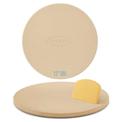 Unicook 12-inch round pizza stone front view