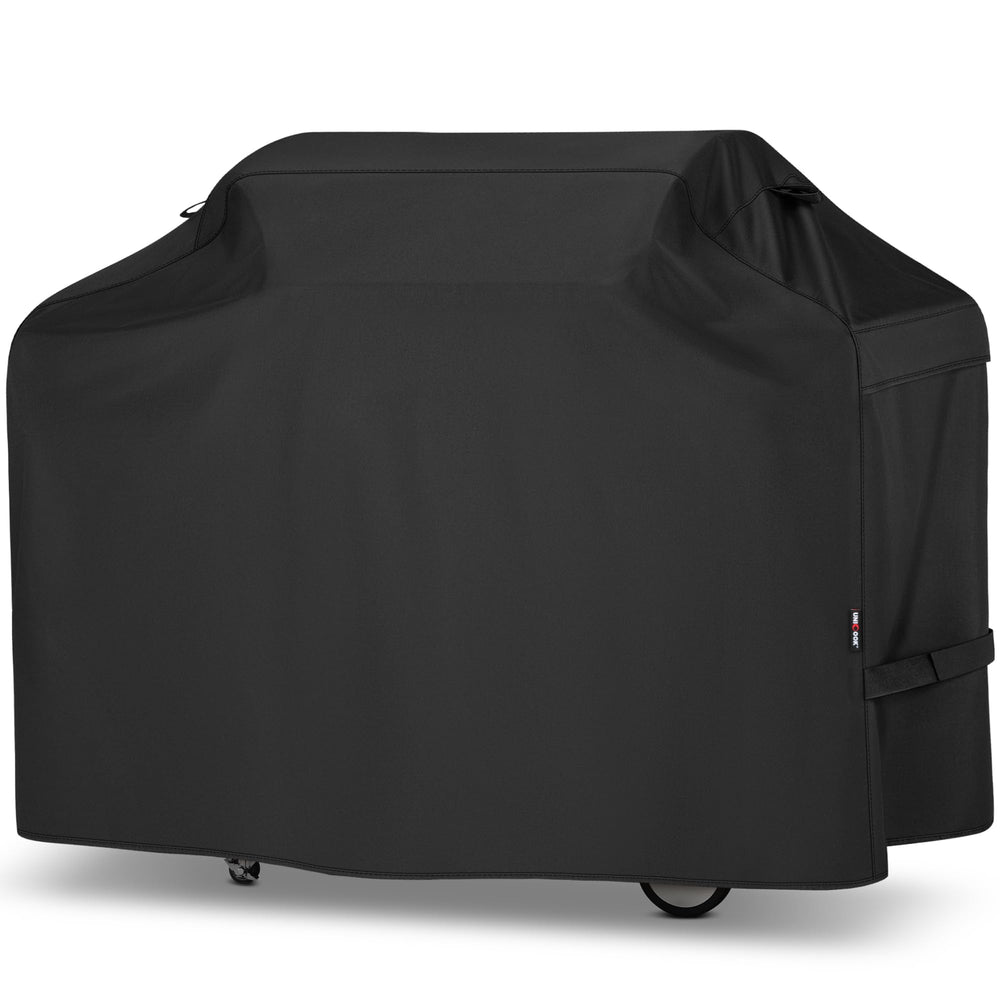 Unicook 82-inch grill cover in black, front view