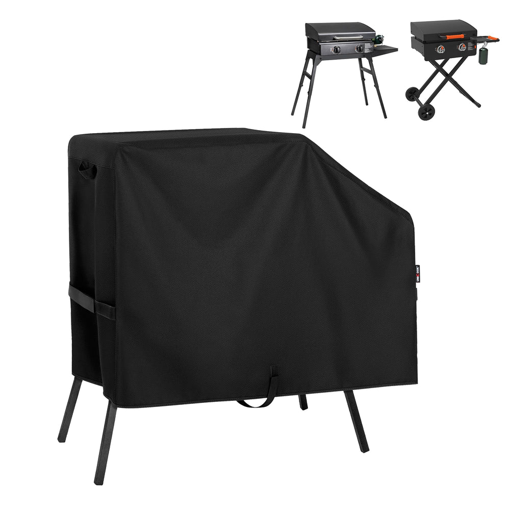 Unicook Griddle Cover front view with dimensions