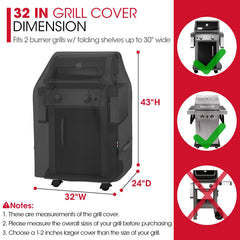 Unicook grill cover displaying adjustable straps and handles