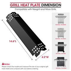 Unicook heat plates dimensions 14.6 inch