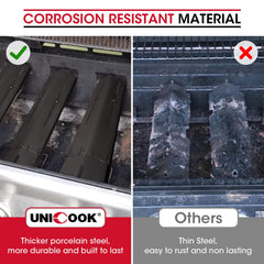 Unicook heat plates showing adjustable length feature