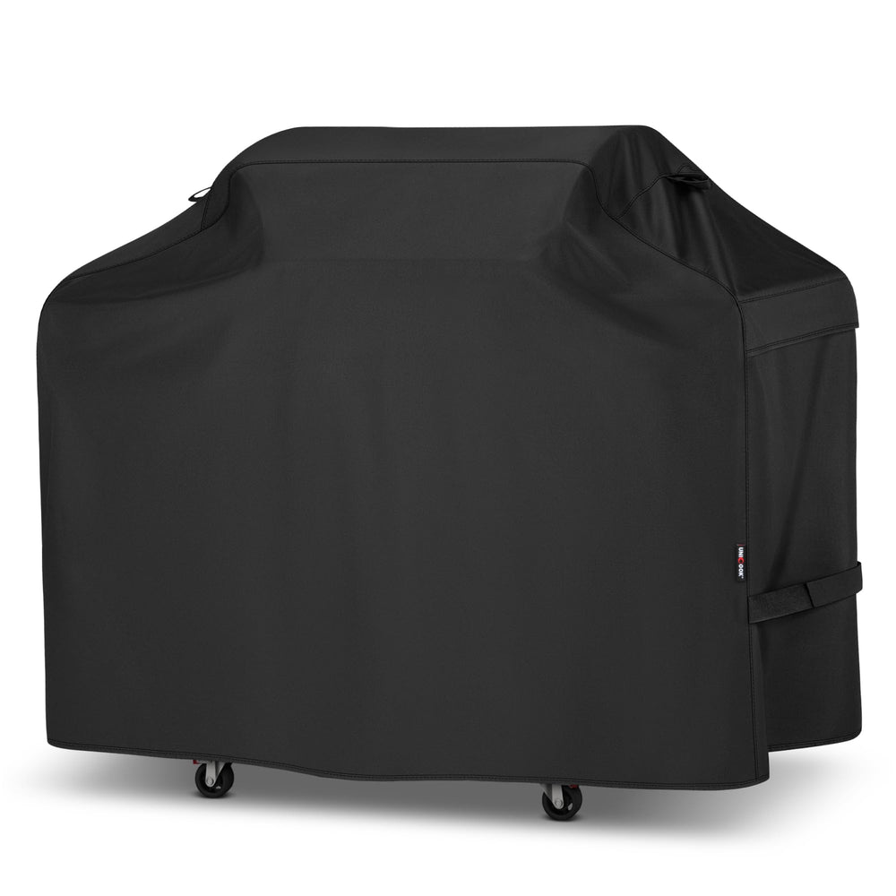 Unicook Heavy Duty Waterproof Grill Cover 70 in black front view