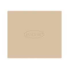 Unicook Pizza Stone 12x11 beige rectangular front view