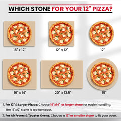 Unicook pizza stone on a grill with pizza cooking