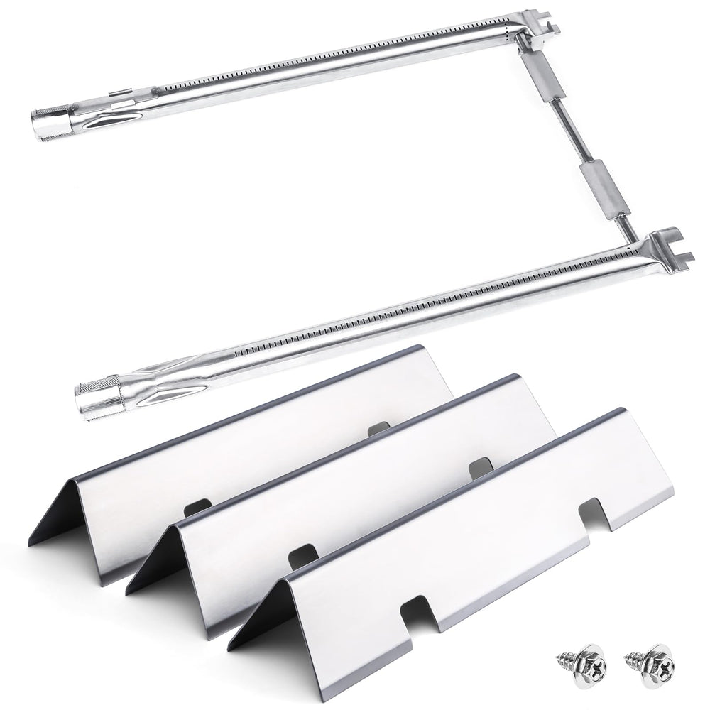 Uniflasy Flavorizer Bars for Weber Spirit grill, stainless steel