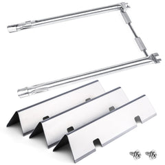 Uniflasy Flavorizer Bars for Weber Spirit grill, stainless steel