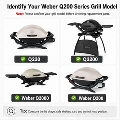 Uniflasy Grill Burner Q2200 tube with vent screen