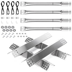 Uniflasy Grill Parts Kit for KitchenAid 4-burner gas grills, front view