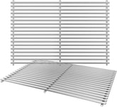 Uniflasy stainless steel grill grates for Weber Spirit 300 front view