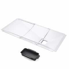 Uniflasy Universal Grease Tray adjustable length front view