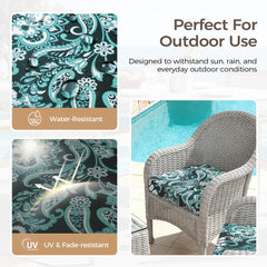 UNIKOME Outdoor Chair Cushion on a patio chair