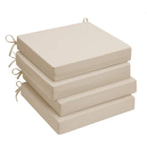 UNIKOME Outdoor Chair Cushions beige set of 4 front view