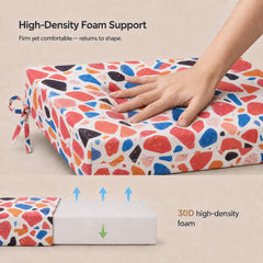 UNIKOME Outdoor Chair Cushions displayed on patio furniture
