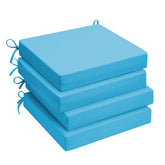 UNIKOME Outdoor Chair Cushions turquoise front view