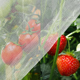 Unves Garden Mesh Netting 8' x 20' white mesh front view