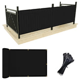 UPGRADE Balcony Privacy Screen 3' x 16' front view