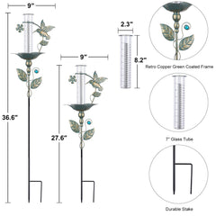 Upgraded glass tube of Fastruggle rain gauge
